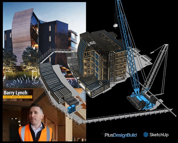 Clearwater appartments Sketchup and PlusSpec BIM VDC