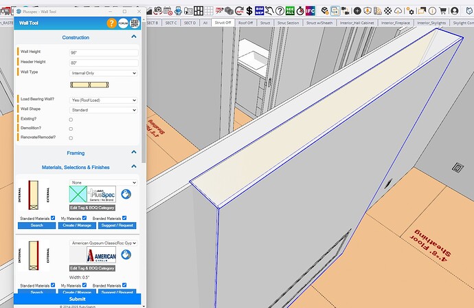 2x6 Internal Wall_Gyp on Exterior Side