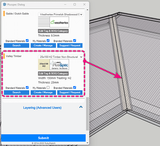 Roof Tool Valley Boards