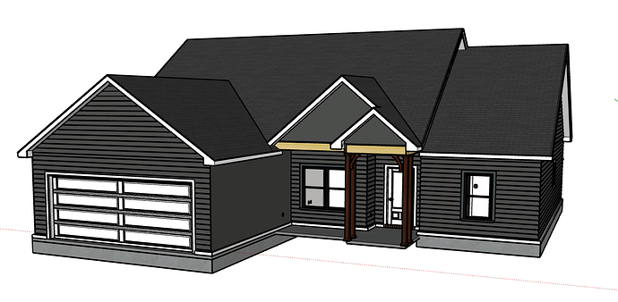 how the front two gables should look like