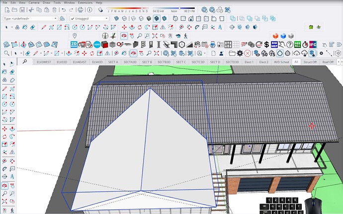 roof faces