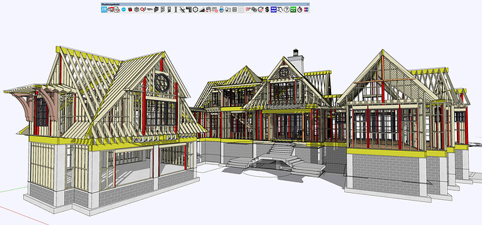 Timber framing design software PlusDeisgnBuild for Sketchup
