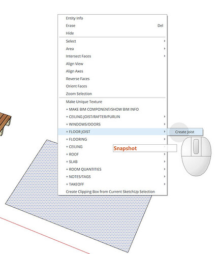 create floor from face using plusspec for Sketchup