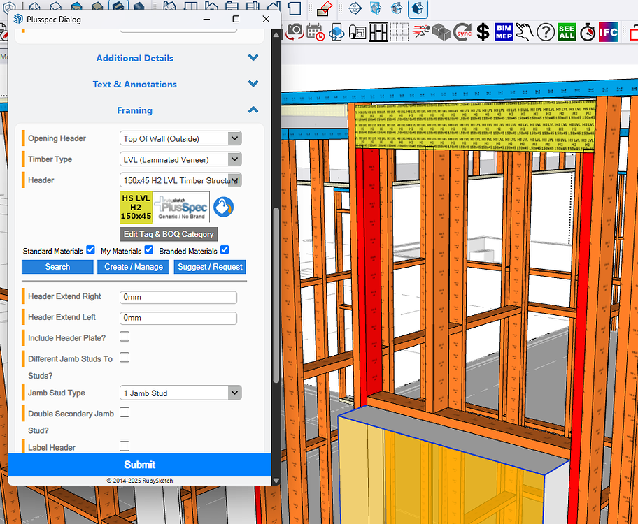 Window Framing - Lintel issue - Support - PlusSpec Forum