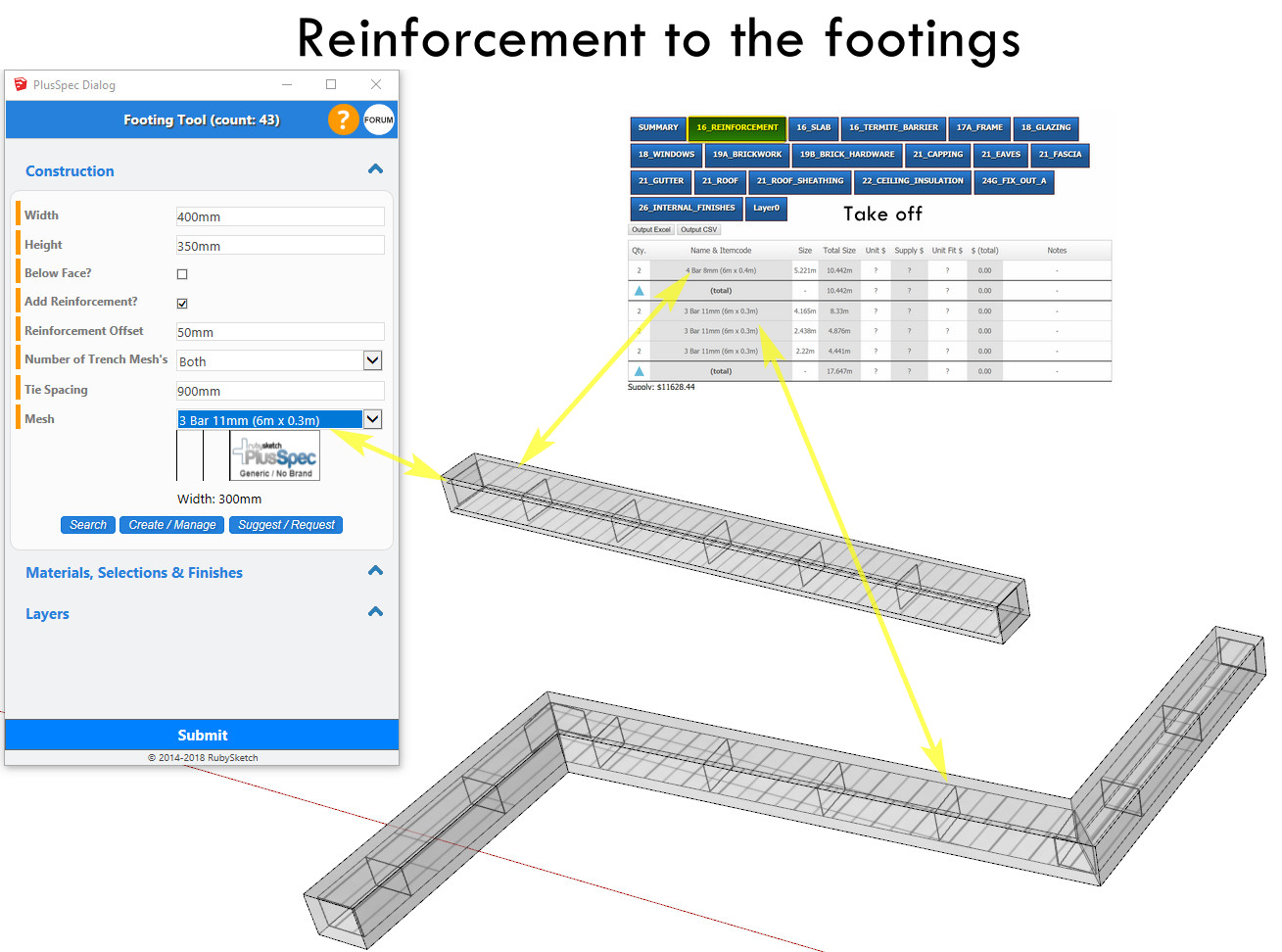 Adding reinforcement to a slab in BIM software for VDC and a BOQ and estimating PlusSpec.jpg