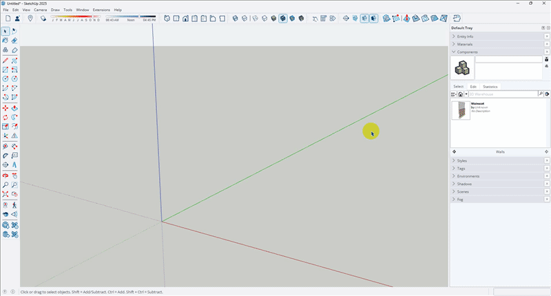 Importing Wall Vignettes