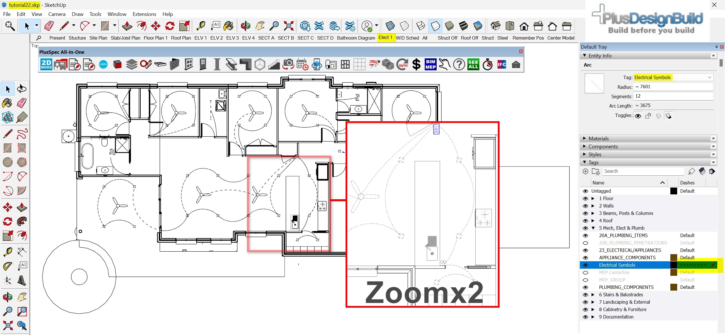 Electrical layout inside Sketchup with PlusSpecs PlusArchitect and PlusDesignBuild.jpg