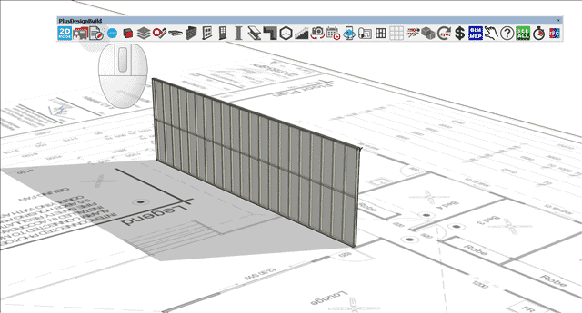 Advanced framing BOQ lumber takeoff inside Sketchup using PlusDesignBuild for Sketchup.gif
