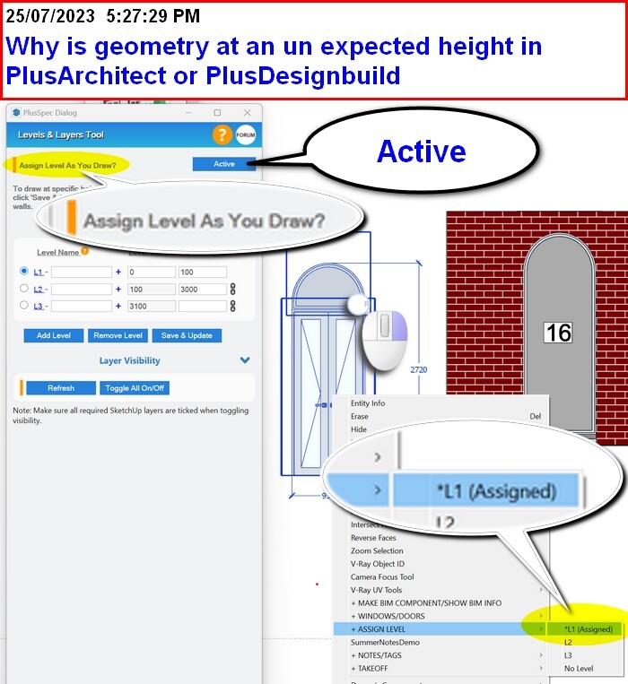 Why is geometry at an un expected height in PlusArchitect or PlusDesignbuild.jpg